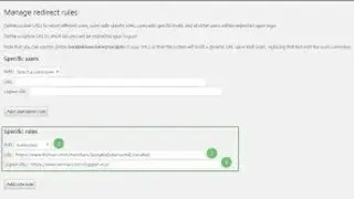 Peter’s Login Redirect screenshot