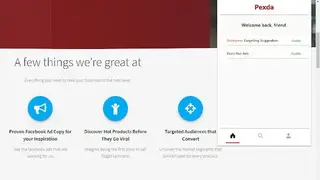 Pexda screenshot