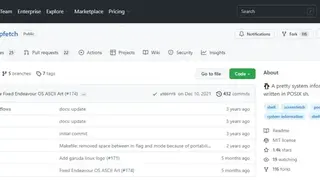 Pfetch screenshot