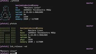 Pfetch screenshot
