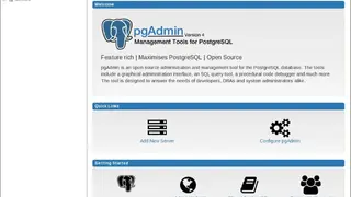 pgAdmin screenshot