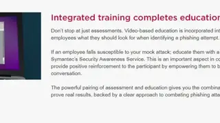 Phishing Simulation & Training screenshot