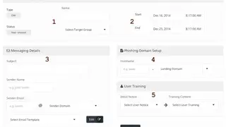 Phishing Simulation & Training screenshot