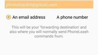 PhoneLeash: SMS/MMS forwarding screenshot