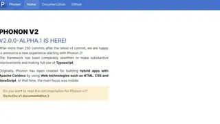 Phonon Framework screenshot