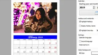 Photo Calendar Creator screenshot