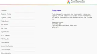 PHOTO MANAGER PRO 6 screenshot