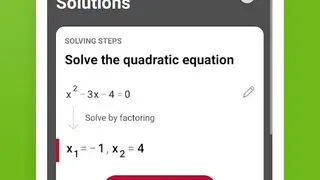 PhotoMath screenshot