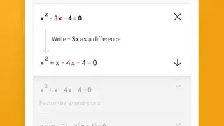 PhotoMath screenshot
