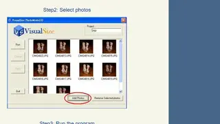 PhotoModel3D GUI screenshot