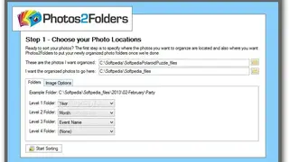 Photos2Folders screenshot