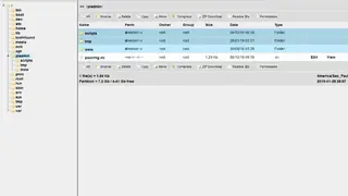PHP File Manager screenshot