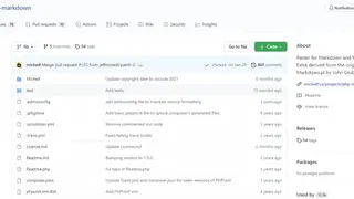 PHP Markdown screenshot