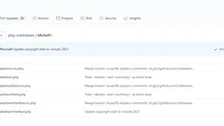 PHP Markdown screenshot