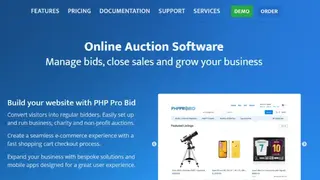 PHP Pro Bid screenshot