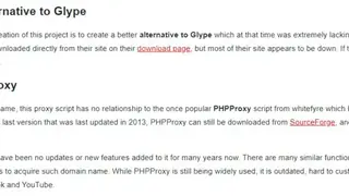 PHP Proxy screenshot