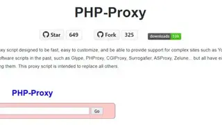 PHP Proxy screenshot