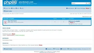 phpBB screenshot