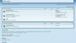 phpBB screenshot