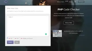 PHPCodeChecker screenshot