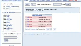 PHPLiteAdmin screenshot