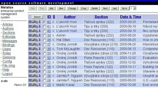 PhpMyEdit screenshot