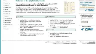 PhpMyEdit screenshot