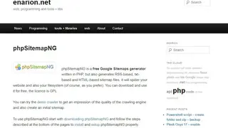 PhpSitemapNG screenshot