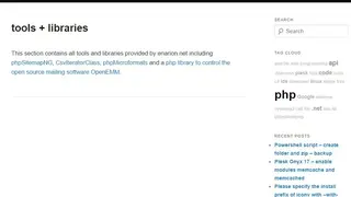 PhpSitemapNG screenshot