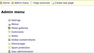 PhpSQLiteCMS screenshot