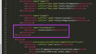 PHPUnit screenshot