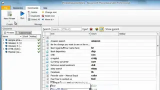 PhraseExpander screenshot