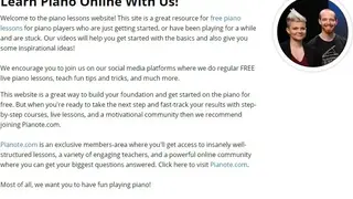 Piano Lessons screenshot