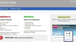 Picoworkers screenshot