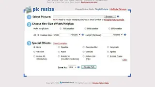 PicResize screenshot