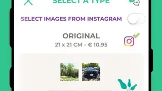 PicsToMix, Print photo tiles screenshot
