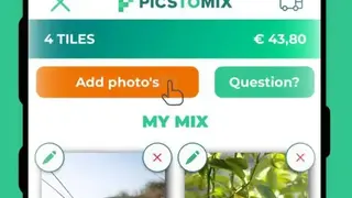 PicsToMix, Print photo tiles screenshot