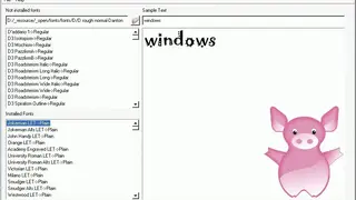 PigFontViewer screenshot