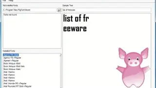 PigFontViewer screenshot