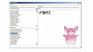 PigFontViewer screenshot
