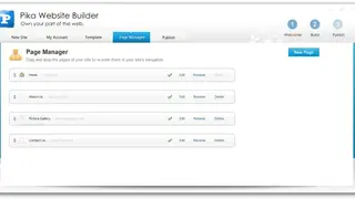 Pika Website Builder screenshot