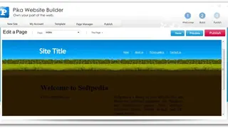 Pika Website Builder screenshot