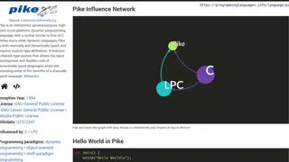 Pike programming language screenshot
