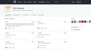 Pike programming language screenshot