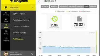 Pingdom screenshot