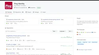 PingOne Cloud Platform screenshot