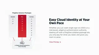 PingOne Cloud Platform screenshot