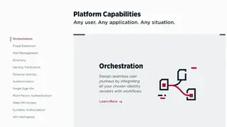 PingOne Cloud Platform screenshot