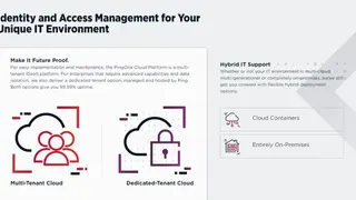 PingOne Cloud Platform screenshot