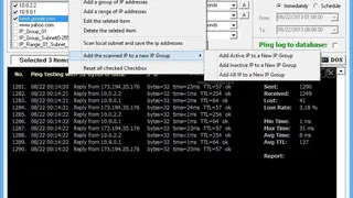 PingTester screenshot